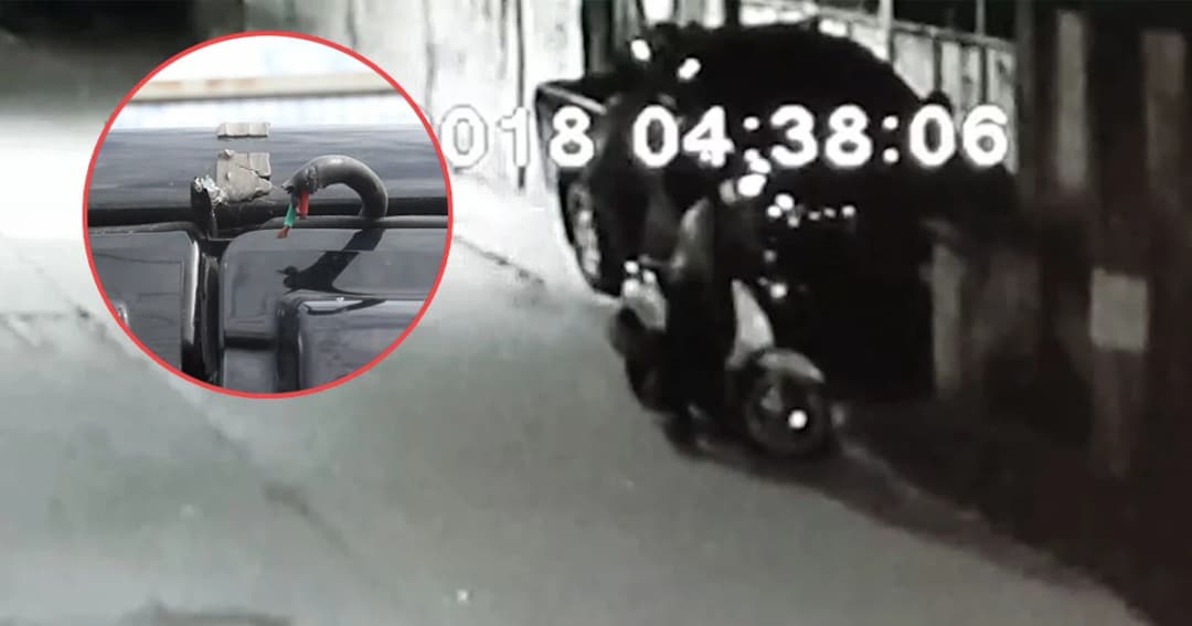 2 โจร ขี่ จยย. ขโมยไฟไซเรนรถกู้ภัย ก่อนซิ่งหนี ตร.เตรียมล่าตัว