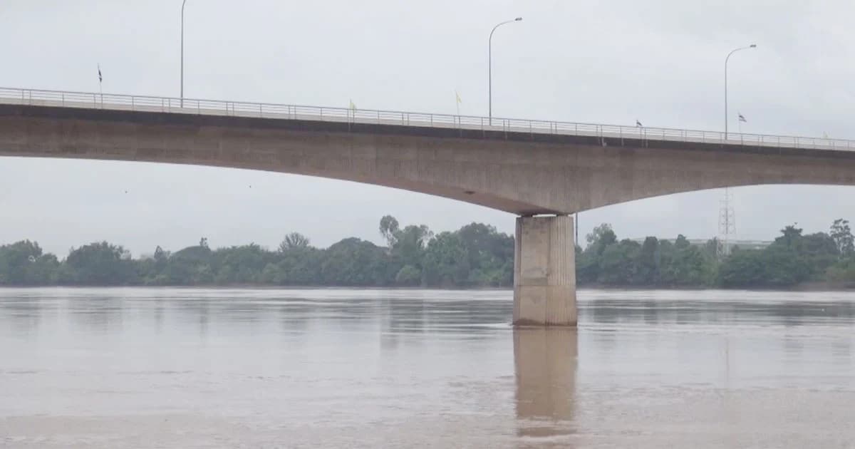 ‘หนองคาย’ เตรียมพร่องน้ำ พร้อมรับมือ 2 พายุลูกใหม่