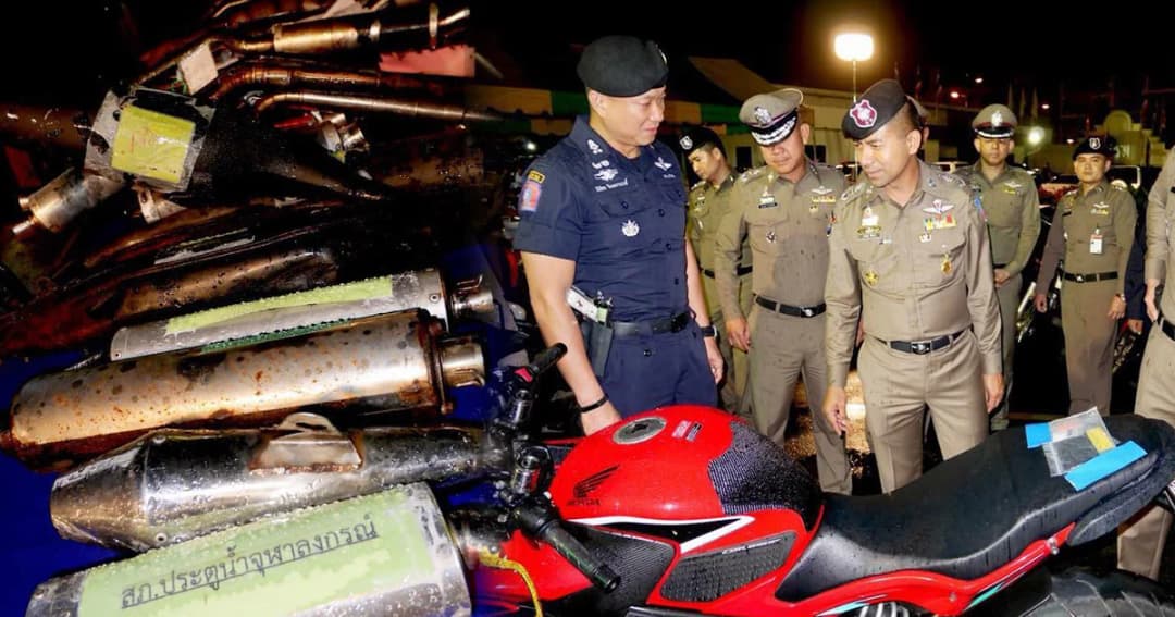 “บิ๊กโจ๊ก” ล้างบางแก๊งซิ่งป่วนเมืองปทุม ยึด จยย.กว่า 100 คัน