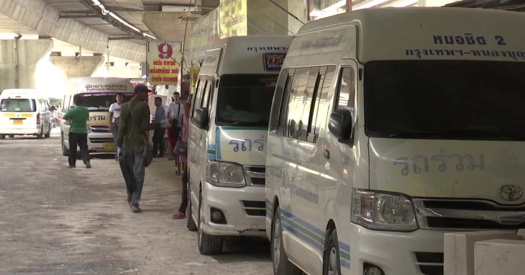 รถตู้สาธารณะจะหายไปจากถนน 1,800 คัน-คนขับตกงาน 2 พันคน