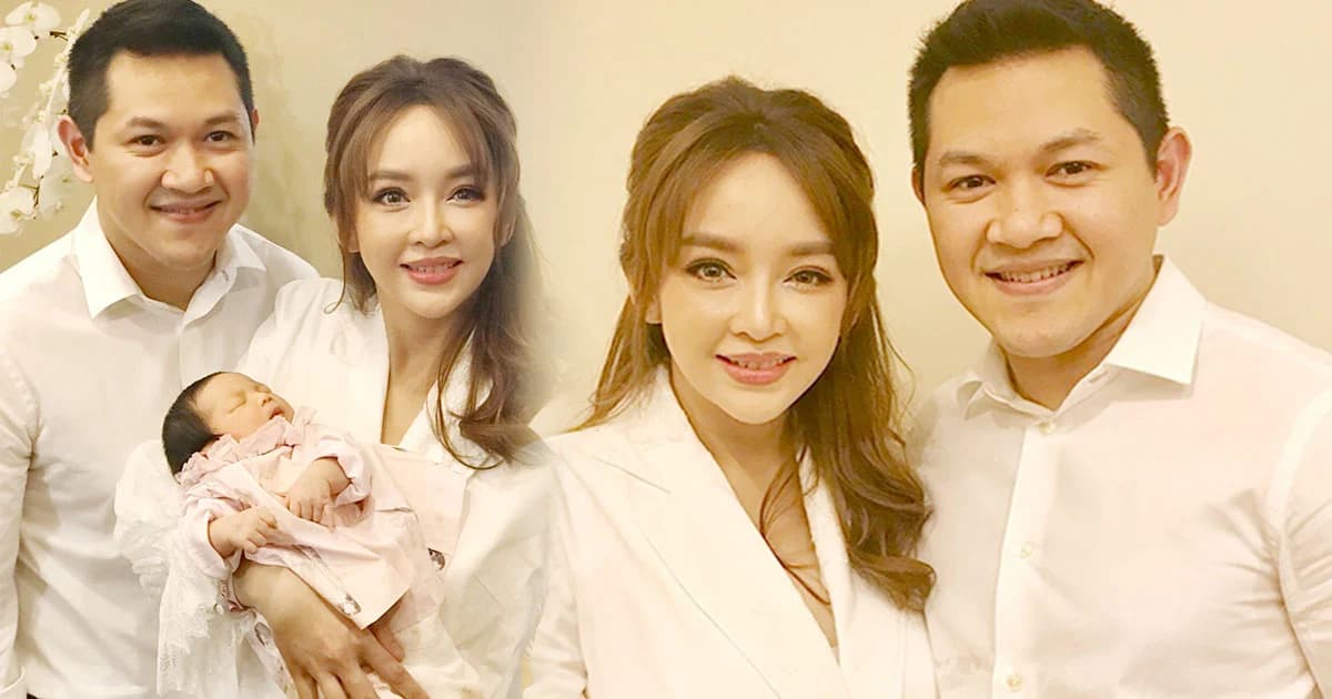 “เป้ย” สมใจได้ลูกสาว ด้านสามี “ป๊อป” ออกจากราชการเทเวลาให้ครอบครัว