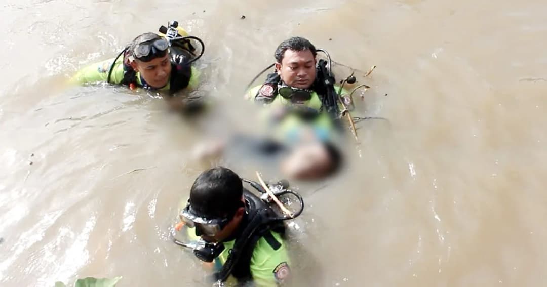 หนุ่มวัย 38 คิดสั้นกระโดดคลองหน้าวัดย่านรังสิตฯ ดับ !