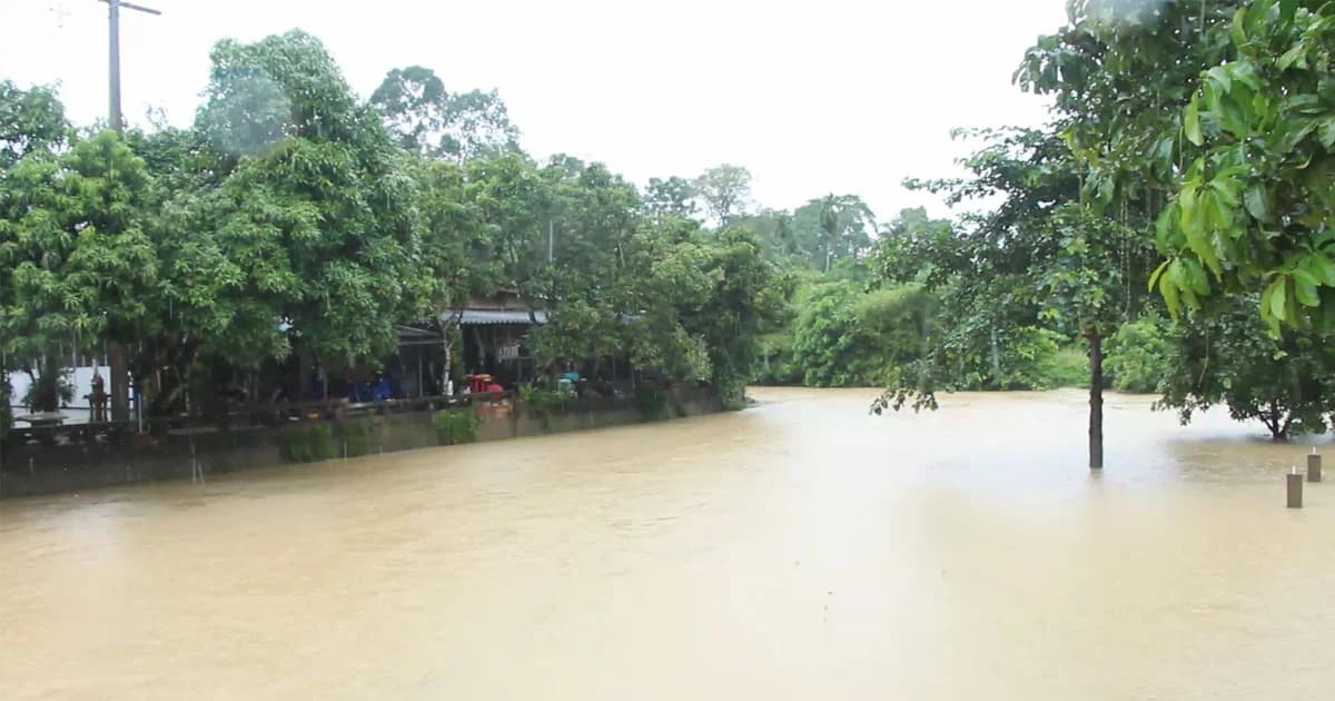 ฝนถล่มหนัก! ผู้ว่าฯ ตรังประกาศเตือน ปชช. เตรียมรับมือน้ำท่วมใหญ่