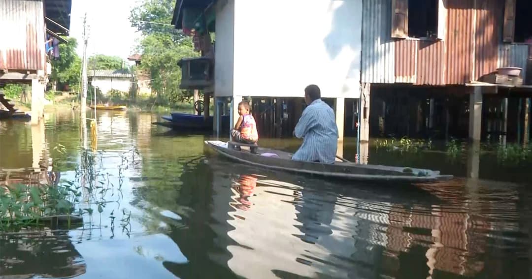 “มังคุด” ถล่มพิจิตร ทำน้ำท่วมหนัก คาดท่วมนานกว่า 2 เดือน