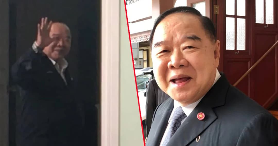 รองนายกฯ ไม่โกรธปม “เกาะโต๊ะ” แถมอารมณ์ดียิ้มให้นักข่าว