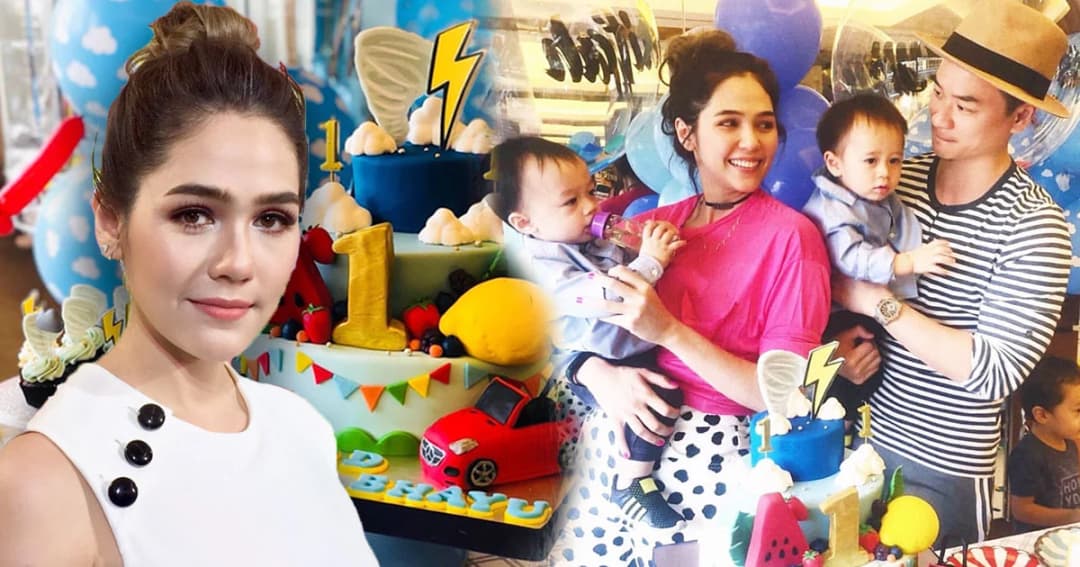 “ชมพู่” ลั่น มีแน่นอนทายาทคนที่ 3 แฮปปี้ปาร์ตี้ 1 ขวบ “สายฟ้า-พายุ”