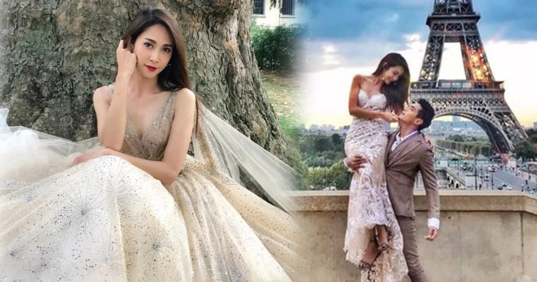 สุดโรแมนติก! “ยุ้ย-ธัญญ์” เผยภาพถ่ายพรีเวดดิ้ง หอไอเฟลฝรั่งเศส