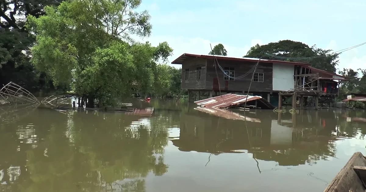 ‘นครพนม’ น้ำโขงท่วมหนัก 2 เดือน เสียหายเกือบ 300 ล้าน ผู้ว่าฯ สั่งเยียวยา