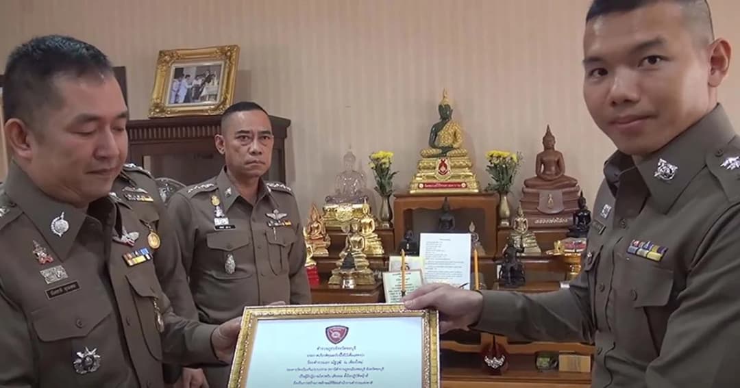 ชงปูนบำเหน็จ 2 ขั้น “ผู้กองเกมส์” ผบ.ตร. ชมไหวพริบดีช่วยชีวิตเด็ก