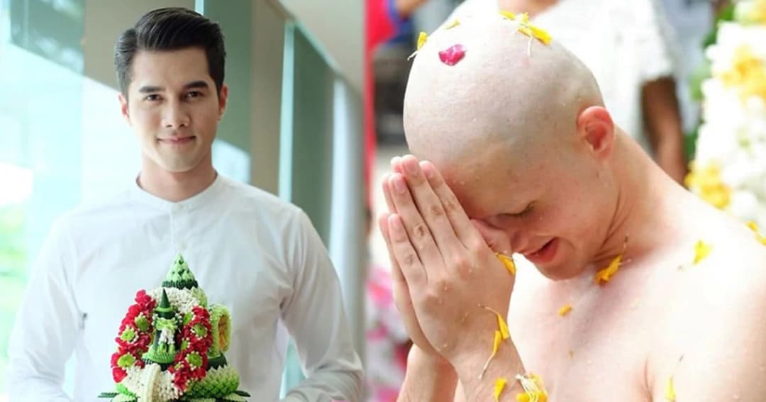 มิกค์ ทองระย้า ปลงผมนาค เตรียมบวชพรุ่งนี้