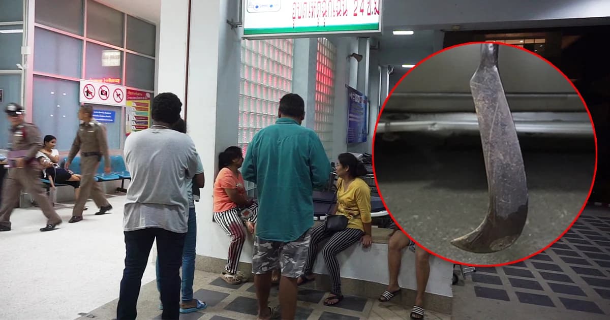 น้องเมียถูกพี่เขยขู่ยิง คว้ามีดพร้าบุกฟันปาก-หน้าผาก ดับสยอง