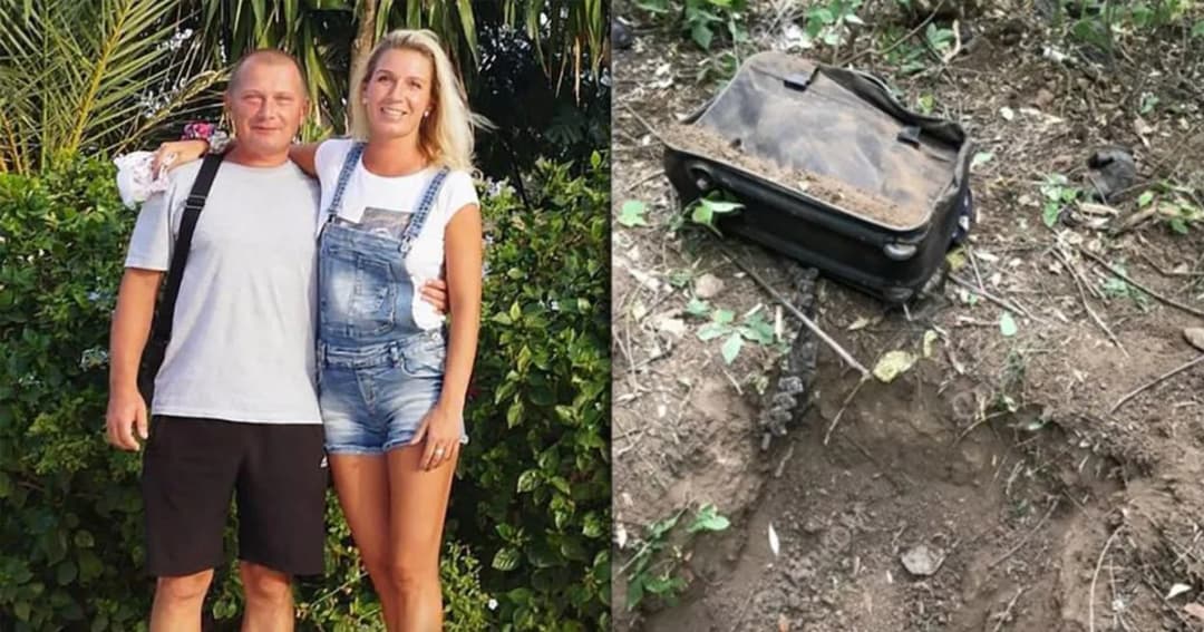 ผัวโมโหฆ่ารัดคอเมียหลังถูกบอกเลิก เอาศพยัดกระเป๋าฝังป่า