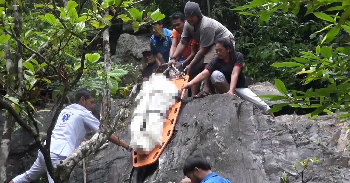ส่อพิรุธ! ‘สาวจีน’ ตกน้ำตกโตนงาช้างดับ สงสัยถูกฆาตกรรม นำตัวเพื่อนชายสอบเครียด