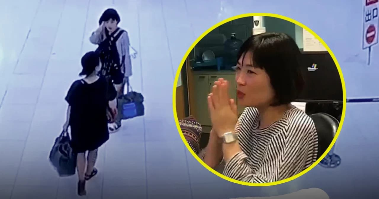 สาวเกาหลีขอบคุณ คนไทยช่วยไม่ตกเครื่องบิน