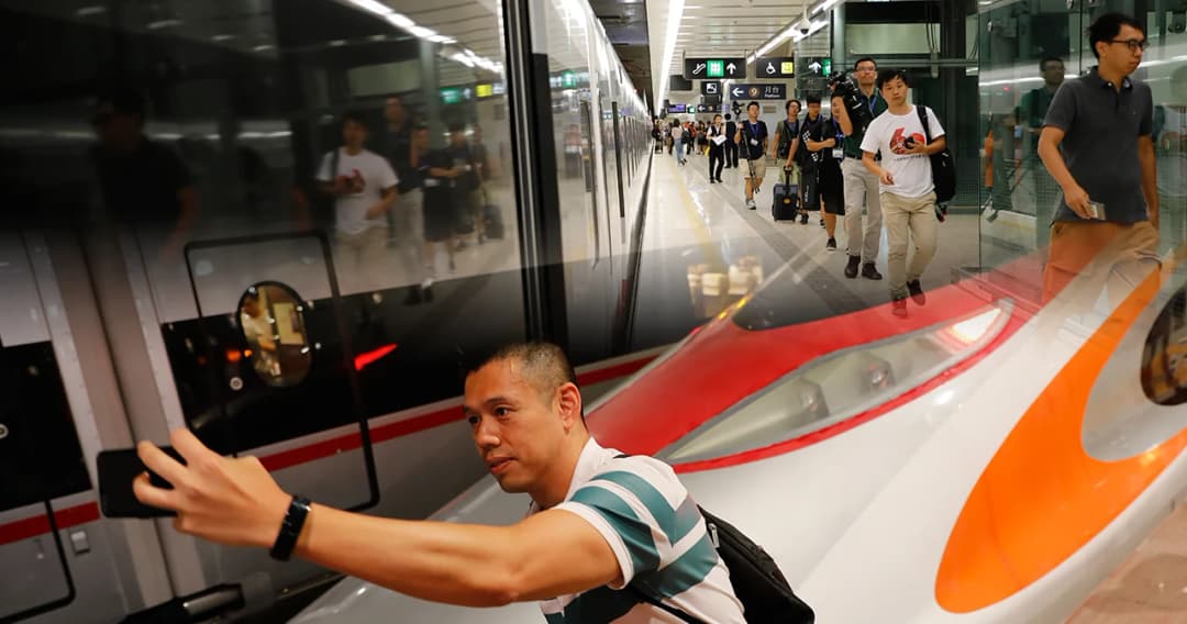 เปิดตัวแล้ว รถไฟความเร็วสูงฮ่องกง-จีน