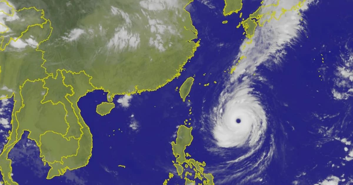 ‘ไต้ฝุ่นจ่ามี’ เตรียมถล่มไต้หวัน คาดรุนแรงเท่าเฮอริเคนระดับ 5