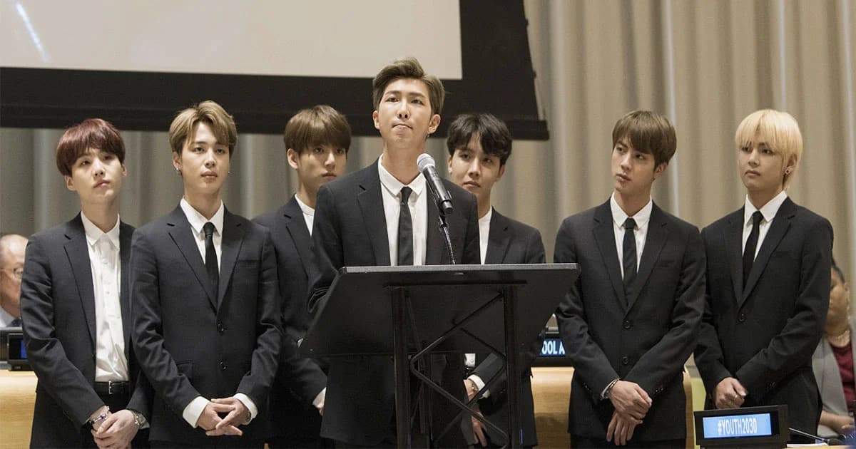“BTS” บอยแบรนด์กลุ่มแรก ที่ขึ้นกล่าวสุนทรพจน์บนเวทีระดับโลก UN
