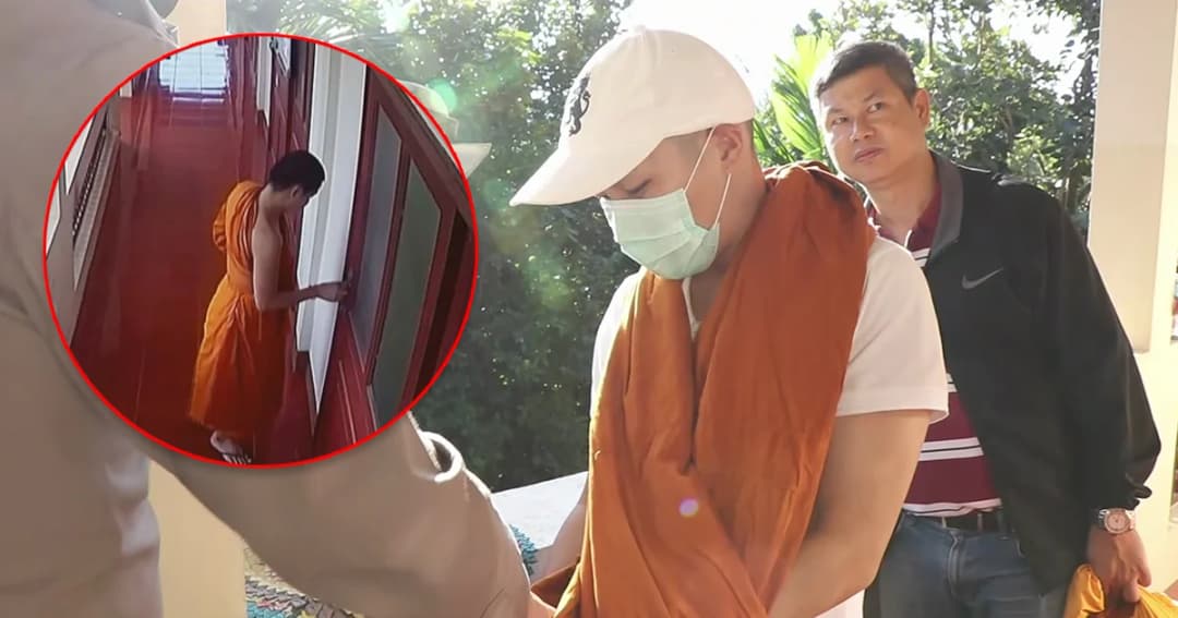 จับ ‘หลวงพี่’ ย่องฉกเงินวัดกว่า 2 แสนบาท หวิดโดนชาวบ้านรุมประชาทัณฑ์