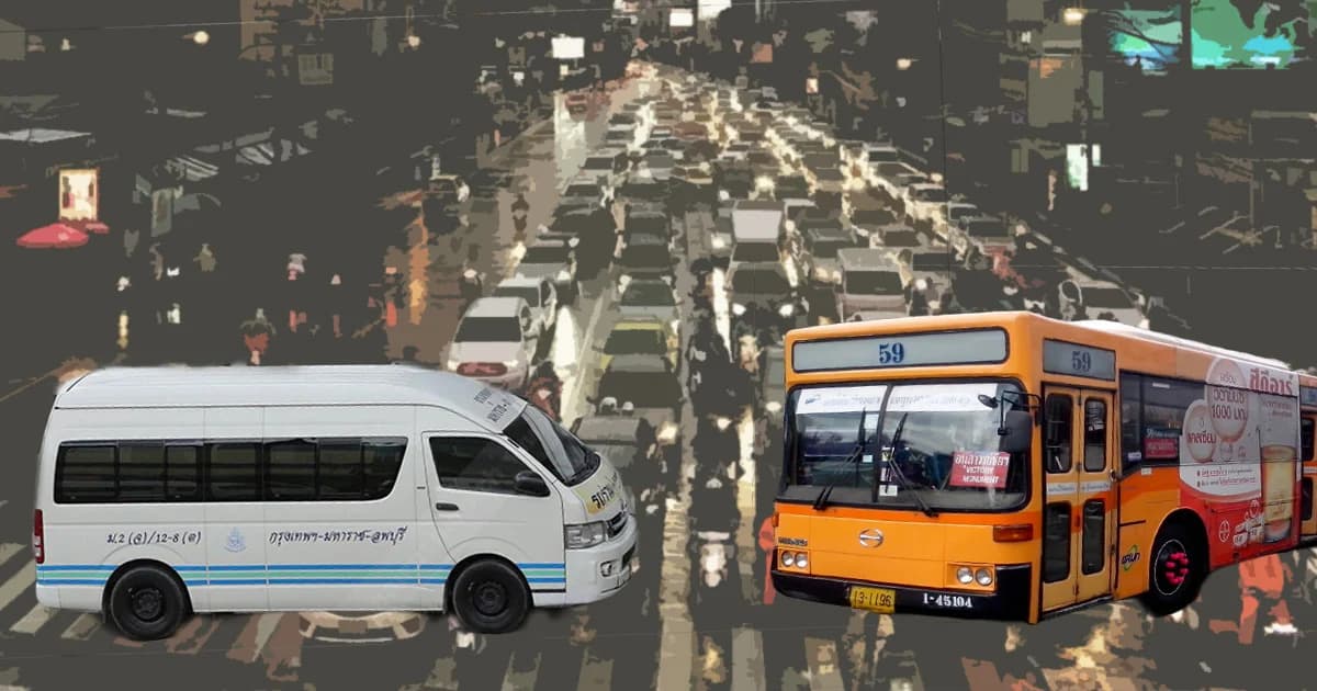 ขสมก. จัดรถเสริม 6 เส้นทางพร้อมวิ่งแทนรถตู้หมดอายุ 1 ต.ค.นี้