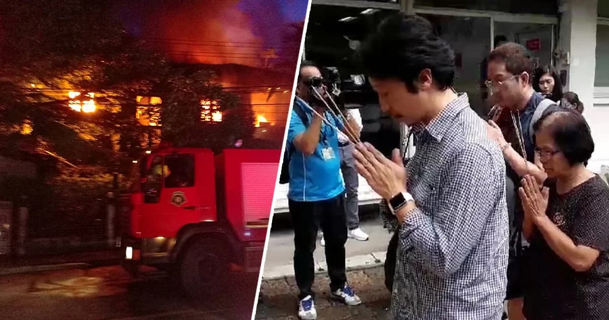 ญาติเศร้า! พ่อ 2 เด็กไฟไหม้บ้านสิ้นใจแล้ว – ญาติฝาก 3 ศพไว้รพ.