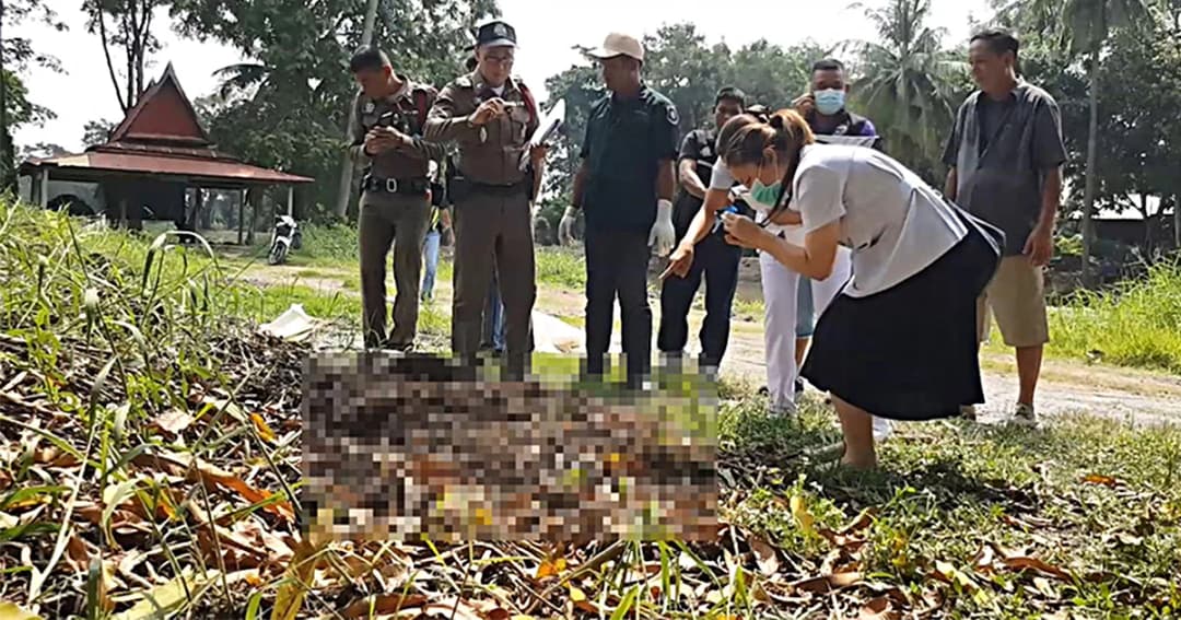 ผงะ พ่อค้ารับซื้อมะม่วง พบโครงกระดูกมนุษย์ ซุกกอผักตบ