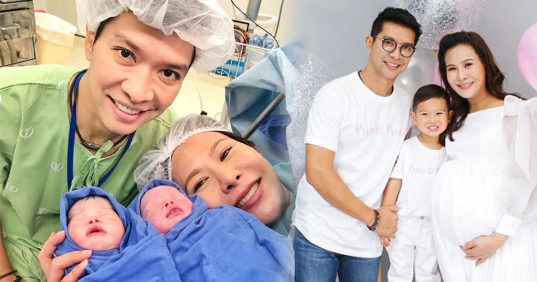 สุดปลื้ม! “หนุ่ม คงกระพัน” ได้ลูกแฝด “น้องพริม-น้องพราว”