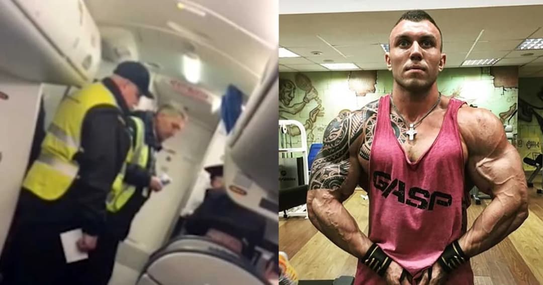 หนุ่มเพาะกายรัสเซียขู่บึ้มเครื่องบิน หลังขอเปลี่ยนที่นั่งไม่ได้