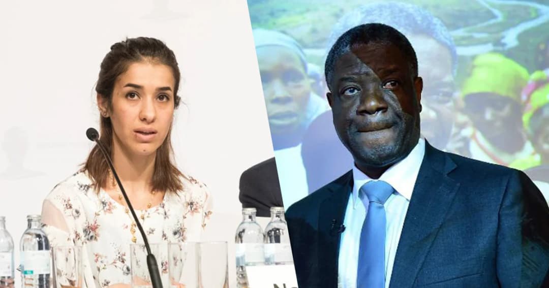 2 นักเคลื่อนไหวยุติความรุนแรงทางเพศได้รับโนเบลสันติภาพ