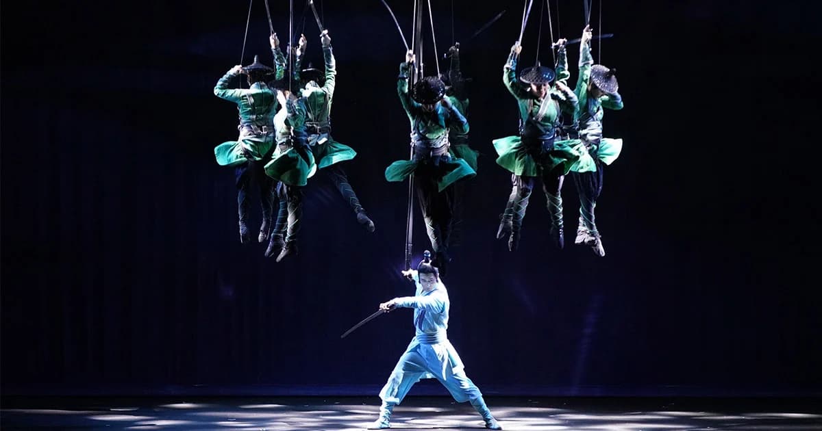 กลับมาอีกครั้ง! กายกรรมกวางเจา กับโชว์ใหม่ล่าสุด เดชคัมภีร์เทวดา