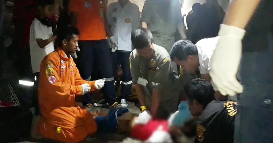 ‘หนุ่มเมียนมา’ น้อยใจเมียบอกเลิก ซดเหล้า ก่อนโดดระเบียงชั้น 3 เจ็บสาหัส