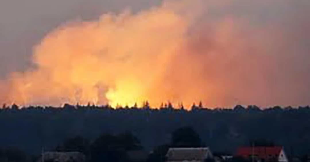 คลังแสงระเบิดในยูเครน ประชาชนถูกอพยพนับหมื่น