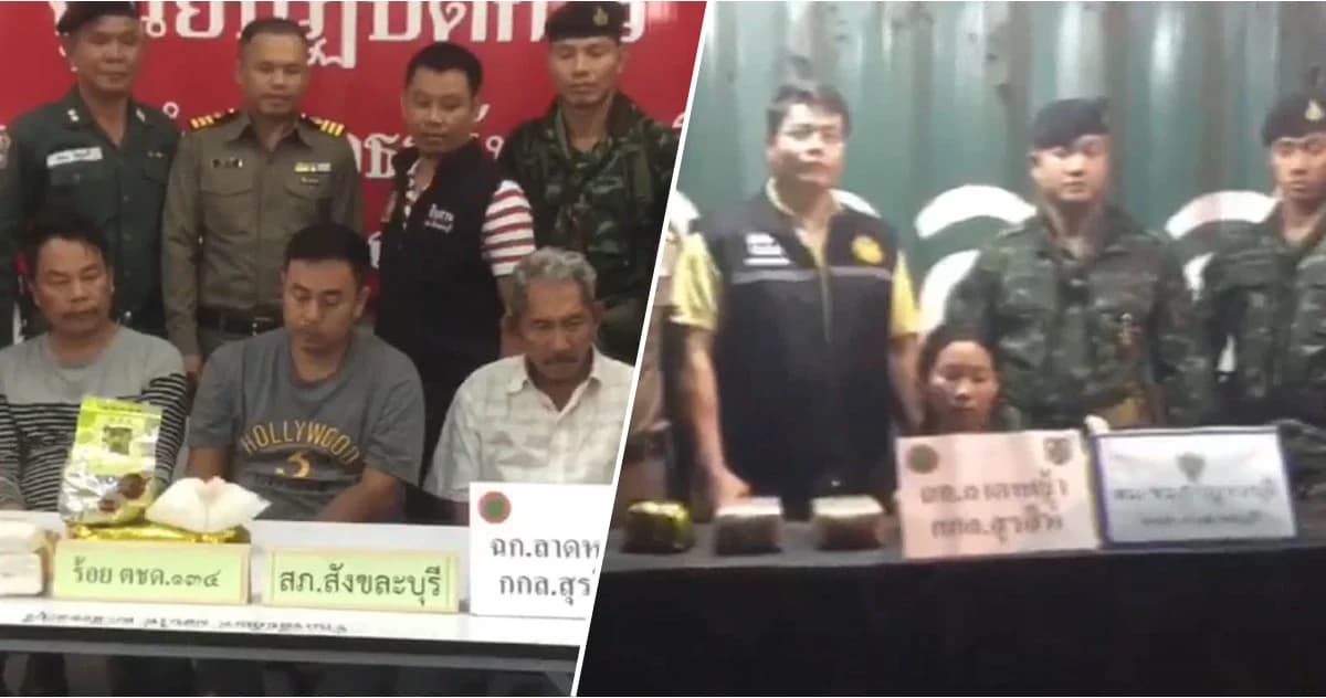 ทหาร ฉก.ลาดหญ้า จับยาบ้า 68,000 เม็ด ไอซ์ 5 กก. มูลค่ากว่า 10 ล้าน