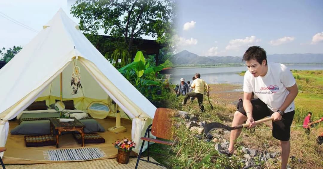 ครอบครัว “ปอ ทฤษฎี” เปลี่ยน “ไร่นาป่าสงวน” เป็น โฮมสเตย์บ้านไร่”