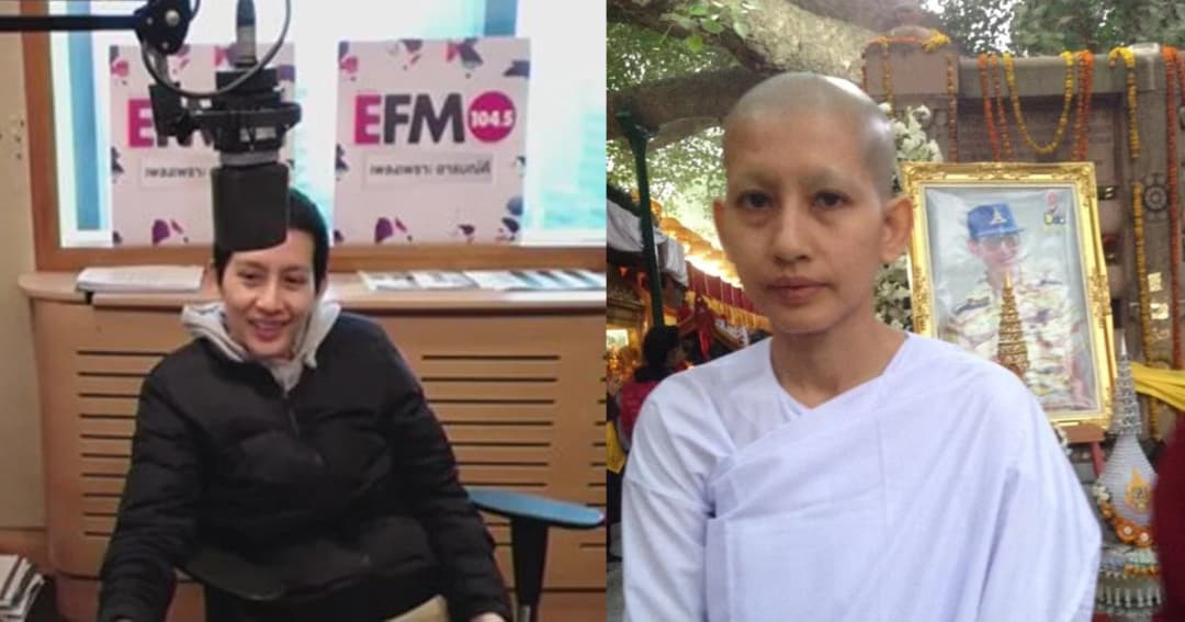 โซเชียลแชร์ “อ้อม” โกนหัวบวชชีรอบ 3 ที่อินเดีย ก่อนทาง EFM ออกมาเผยภาพชี้ ยังคงเป็นดีเจ จัดรายการอยู่ ไม่ได้ไปไหน