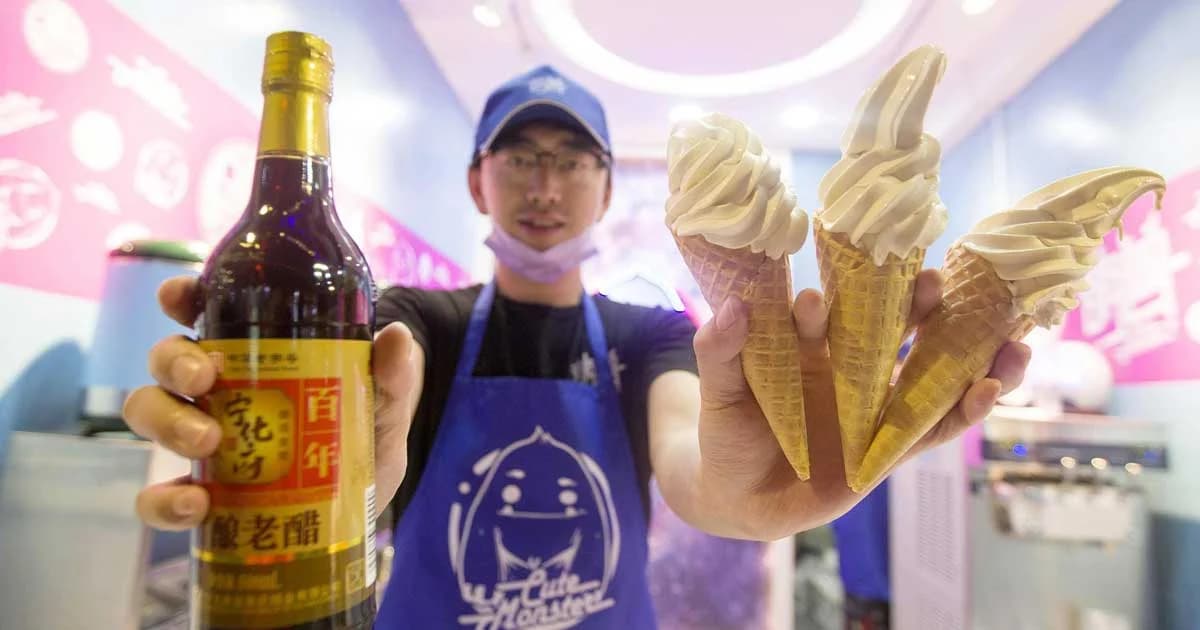 ไอศกรีมรสน้ำส้มสายชู สูตรใหม่ฉบับสไตล์ชานซี