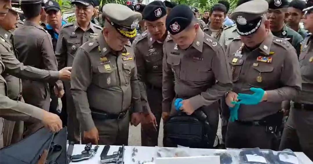 คืบหน้า ผลตรวจปลอกกระสุน ตรงกับอาวุธปืนเเก๊งล่าหมีขอ