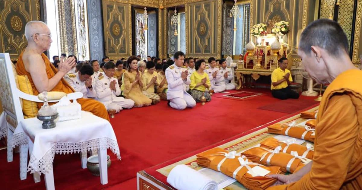 สมเด็จพระสังฆราช ทรงบำเพ็ญพระกุศลอุทิศถวาย ในหลวงรัชกาลที่9