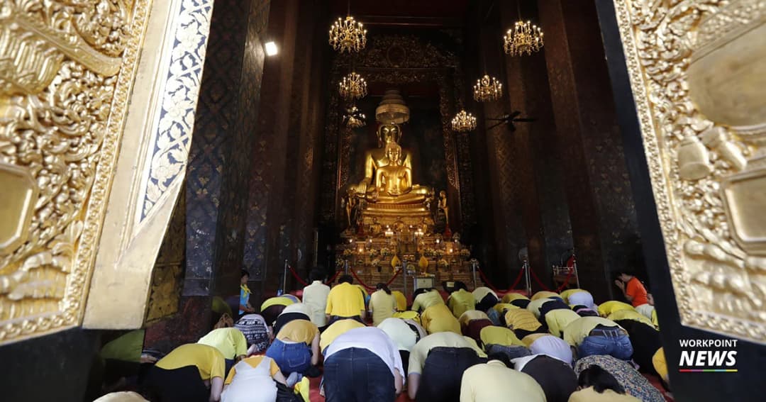 “วัดราชบพิธ-วัดบวร” ประชาชนเข้ากราบสักการะพระบรมราชสรีรางคาร ในหลวง ร.๙