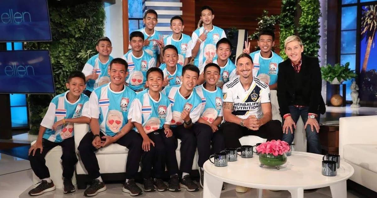 13 หมูป่าเตรียมออกรายการดัง Ellen แถมพบซลาตัน