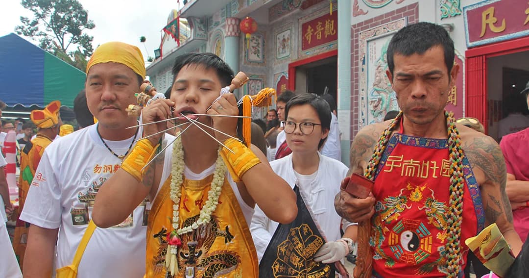 ชาวจีนในมาเลย์-ชาวไทยเชื้อสายจีนในเบตง ร่วมประเพณีถือศีลกินเจ เชื่อมสัมพันธ์ไทย-มาเลย์ 2561 