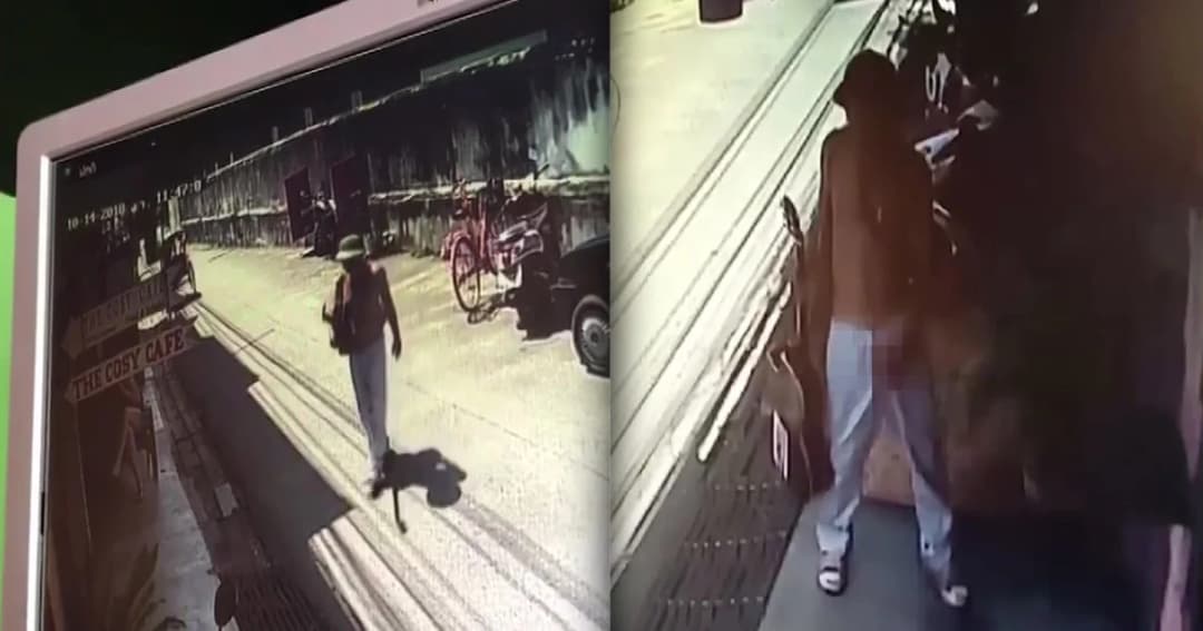 หนุ่มใหญ่นักดนตรี ช่วยตัวเองโชว์สาว นทท.