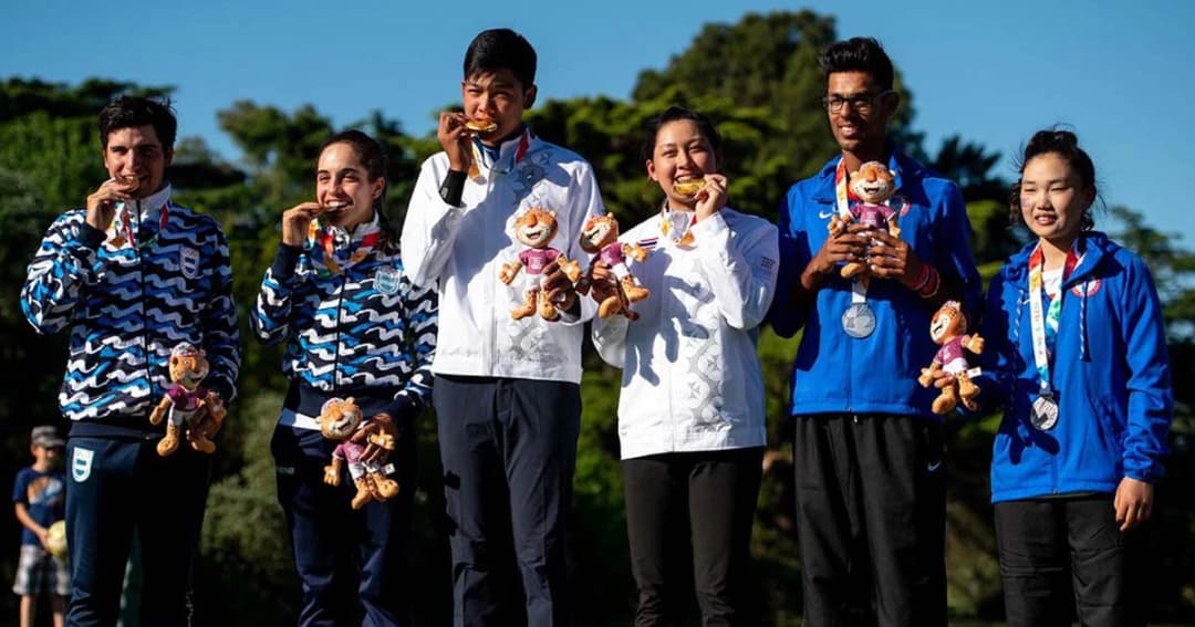 ‘อาฒยา-วันชัย’ นักกอล์ฟเยาวชนไทยคว้าเหรียญทอง ยูธโอลิมปิก