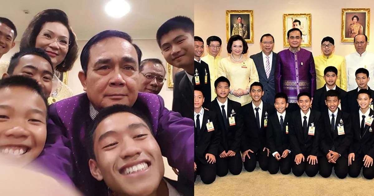 สิ่งที่เกิดขึ้นไม่ใช่ปาฏิหาริย์ ! ทีมหมูป่า พบ “นายกฯ ลุงตู่” หลังกลับจากตปท.