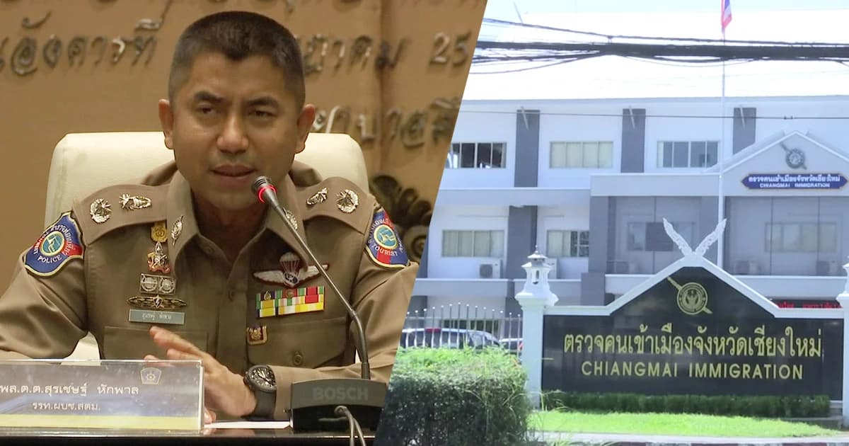 สั่งย้าย 3 ตำรวจ ตม.เชียงใหม่ เซ่นปล่อยนักท่องเที่ยวรอต่อวีซ่านาน