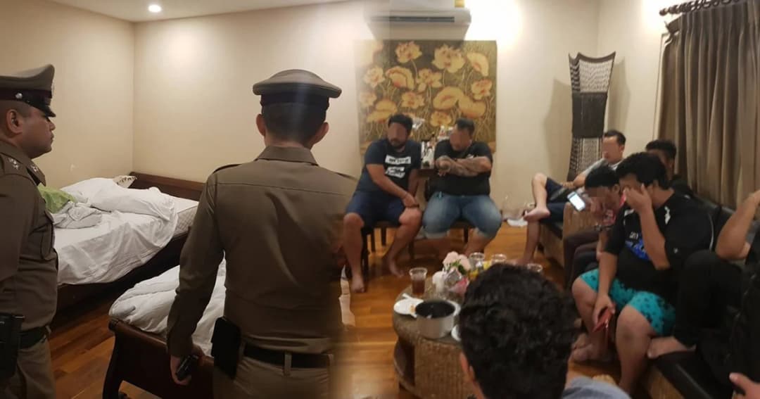 จับผู้ต้องหาชาย-หญิง 19 ราย จัดปาร์ตี้สวิงกิ้งในโรงแรมย่านลาดพร้าว