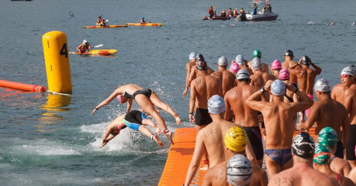 ชาวฮ่องกงนับพันร่วมกิจกรรม ว่ายน้ำข้ามอ่าววิคตอเรียประจำปี