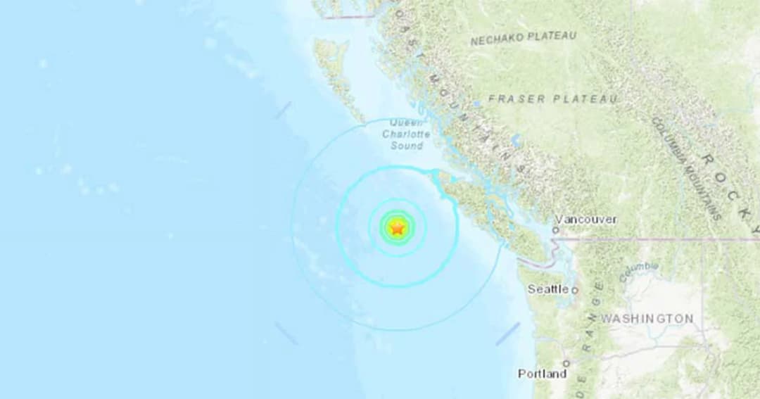 ‘แคนาดา’ เจอแผ่นดินไหวขนาดใหญ่เขย่า 3 ครั้งติด ในเวลาไม่ถึงชั่วโมง