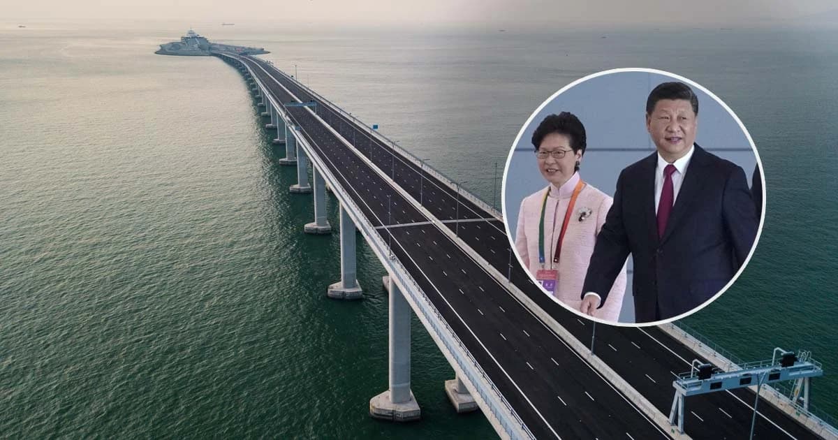 เปิดสะพานข้ามทะเลยาวที่สุดในโลก เชื่อมจีนแผ่นดินใหญ่-ฮ่องกง