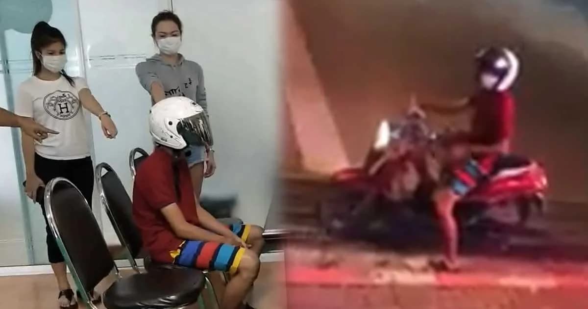 ตร.พัทยา รวบหนุ่มลัก จยย. ขี่สไลด์หนอนโชว์สาว เจ้าตัวยันไม่คิดจะข่มขืนใคร