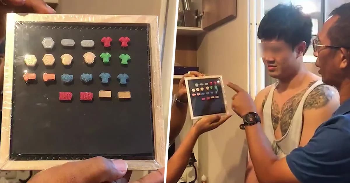 รวบหนุ่มค้ายา พบ ‘ยาอีแฟนซี’ เก็บใส่กรอบสะสม เผยเป็นของหายาก